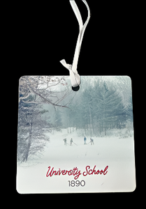 Snowman House Holiday Ornament